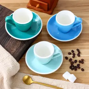 特濃espresso意式濃縮咖啡杯碟套裝小號精致迷你杯子下午茶杯80ML