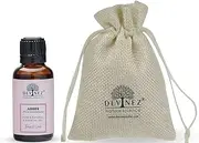 Devinez Amber Essential Oil, 10ml - 100% Pure, Natural & Undiluted - Natural perfume, Relieve Tension, Reduce Inflammation and Pain, Skin and Hair, in Glass Bottle