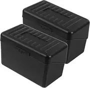 TEHAUX Note Card Organizer Storage Box Index Card Holder Storage Box for Office Home