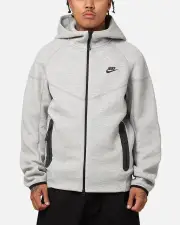[Nike] Nike Sportswear Tech Fleece Windrunner Jacket Dark Grey Heather - Size 2XL 2XL Dk Grey Heather