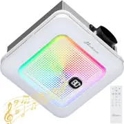 Bathroom Exhaust Fan with Bluetooth Speaker, 230 CFM 1.0 Sone Bathroom Exhaust F