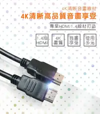 在飛比找松果購物優惠-4K HDMI線 電鍍頭PVC材質 影音傳輸連接線 HDMI
