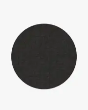 185' Round | Machine Washable Runner Rug | Kid & Pet Friendly | Indoor Rug | Prisma Soft Black Rug | Ruggable