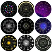 Rubber Pendulum Board Mat Divination Dowsing Board Wiccan Decision Making Board