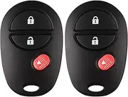 Key Fob Keyless Entry Remote for 2007-2015 Toyota Highlander,2008-2016 Toyota Sequoia,2004-2016 Toyota Sienna,2005-2016 Toyota Tacoma,2007-2016 Toyota Tundra, for FCC ID: GQ43VT20T 89742-AE010