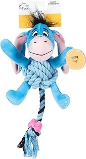 Disney for Pets Winnie The Pooh: Eeyore Rope Pet Toy | Disney Dog Toys | Rope Tug Toy for Dogs Inspired by Winnie The Pooh, 8 Inch