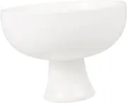BEBEMOKO Ceramic Footed Bowl for Fruit and Desserts Stylish High Base Table Decorative Serving Bowl for Parties Picnics and Home Versatile Design for Elegant Display