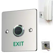 DC12V IR Sensor Door Exit Button NO-Touch Push Release Button+LED Touchless Door