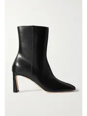 [Jimmy Choo] Jimmy Choo - Kinsey 75 Leather Ankle Boots - Black - IT41 IT 41 Black