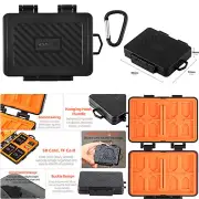 Memory Card Carrying Case 24-Slot Protection Box for Camera SD TF Nano SIM Cards