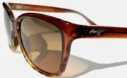 NEW UNUSED Maui Jim Starfish HS744-01T Translucent Chocolate Tortoise Sunglasses