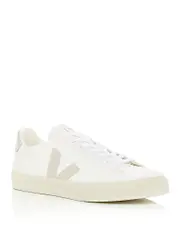Veja Men's Campo Low Top Leather Sneakers in Natural Suede