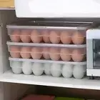 34 Grid Drawer Type Egg Storage Box Kitchen Egg Tray Refrigerator Container