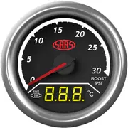 SAAS Dual Gauge Boost 0-30 Psi/Exhaust Temp 0°-900° Analogue/Digital Trax S SG61