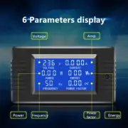 AC 80-260V 5A/10A/100A Battery Tester DC Voltage Current Power Capacity Meter