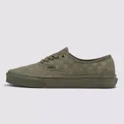 New Vans Authentic Mono Checkerboard Olive Green Sneakers Low-Top Shoes 2023