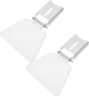TEHAUX 1 Pair Eye Shield Assembly Cover Durable Guard for Bench Grinder Protection Easy Installation for Woodworking Metalworking Safety