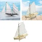 Sailboat Model Kit Construction Kit Wooden Ship Model for Table Ornament