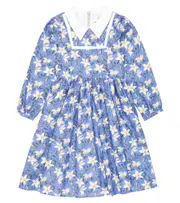 [Paade Mode] Paade Mode Floral cotton dress Y 2 blue