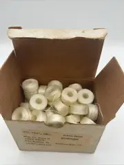 Fil-Tec Size 69 Style G 100CF White 34 YDS 72 Bobbins Vintage