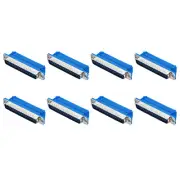 8 Pcs D-sub Connector DB37 37-pin 2-Row Male Serial Port Terminal Breakout