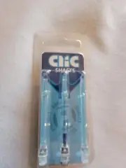 NEW Harrows Clear Medium Size Clic System Dart Shafts 1 set of 3 New Old Stock