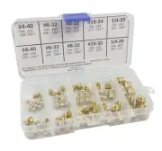 [initeq] Brass Threaded Inserts for Plastics Assortment A Insert Nuts for 3D ...