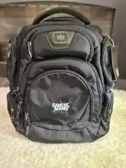 NWT OGIO BRAND W SAMUEL ADAMS LOGO LAPTAP BACKPACK BLACK 17 IN