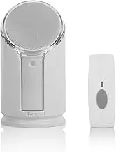 Byron Sentry BY301 100m Extra Loud Wireless Portable Door Chime Kit with Optional Strobe Alert and 8 Sounds