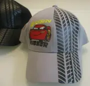 NWT Disney PIXAR Car Lightning McQueen 95 BURN RUBBER Boys Baseball Cap Hat 53cm