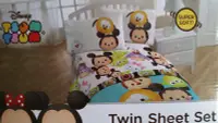在飛比找Yahoo!奇摩拍賣優惠-美國床組~DISNEY Tsum Tsum 可愛膠囊布偶圖款
