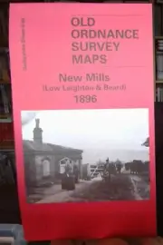 MAP OF New Mills (Low Leighton and Beard) 1896: Derbyshire Sheet 08.03 NEW
