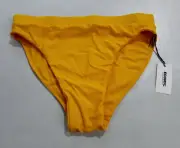 Saltwater Collective Women's Celine Bikini Bottom DB8 Chartreuse Large NWT