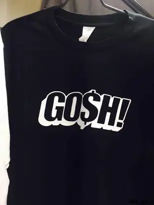 中國有嘻哈 Gai 潮牌GOSH 上衣t恤