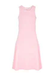 Victoria Beckham Bouclé Cotton-blend Mini Dress - Light Purple - S (UK8-10 / S) S (UK8-10 / S)