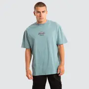 [WNDRR] Disturb Box Fit Tee Blue