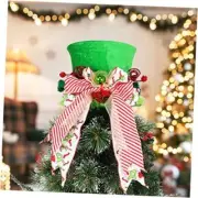 Grinch Christmas Tree Topper - Hand Made Tree Decoration, Grinch Tree Topper