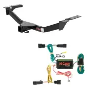 Curt Class 2 Trailer Hitch & 4-Way Flat Output Wiring Harness for Lincoln MKX