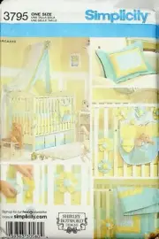 3795 Simplicity One Size Nursery Accessories Sewing Pattern (See Desc)