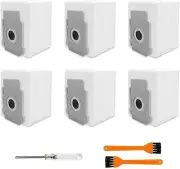 6 Pack Replacement Vacuum Bags Compatible With irobot i7 i7+ i3 i3+ i4 i4+ i6 i6