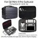 適用於 DJI Mini 4 Pro 手提箱黑色銀色手提箱,適用於 DJI Mini 4 Pro 單肩包,配件收納盒