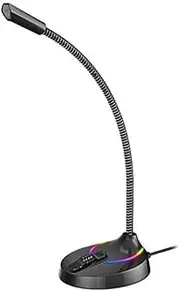 Havit Plug and Play Backlit Gaming Desktop USB Microphone