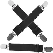 Elastic Mitten Clips for 3pcs Adjustable Pant Clips Belt Clip Secure Fit for Riding Hiking