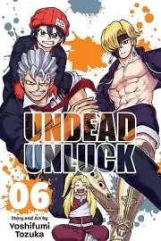 Undead Unluck Volume 6 Manga GN Yoshifumi Tozuka Anime Viz New Mint