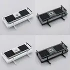 Bathroom Shower Caddy Pole Tray No Punching Shelf Holder Storage Organiser Shelf