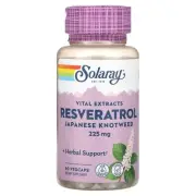 2 X Solaray, Vital Extracts, Resveratrol Japanese Knotweed, 225 mg, 60 VegCaps