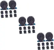 3sets 10pcs Mini Water Wheel Model DIY Tabletop Scene Layout Accessory for Garden Home Office Decor Durable Micro Prop for Creative Arrangements 10pcs*3
