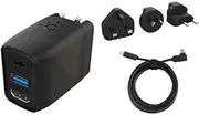 GENKI Global Covert Dock for Nintendo Switch - Ultra Portable Dock and USB-C 3.1 Cable for TV Docking & Charging, Additional 3 Regional Adapters Included