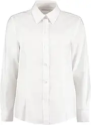 [KUSTOM KIT] Womens/Ladies Oxford Tailored Long-Sleeved Shirt