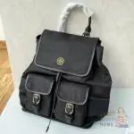 TORY BURCH PIPER 翻蓋背包黑色原裝 TB